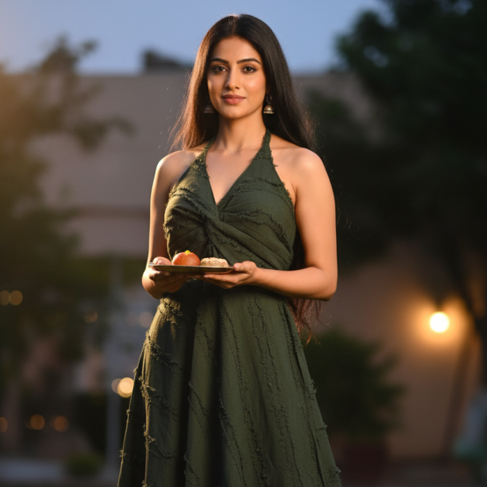 Sanjana Ruched Dress